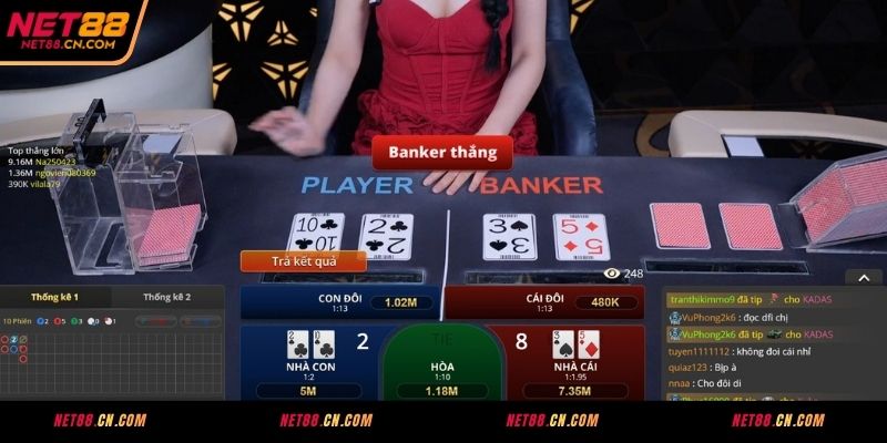 Cách chơi game Live Baccarat NET88 cơ bản