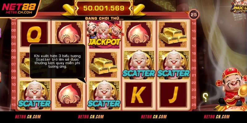 Cách chơi nổ hũ Phúc Lộc Thọ tại NET88 cho người mới