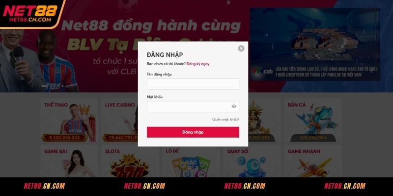 Cách đăng nhập NET88 cho người mới trên mọi thiết bị